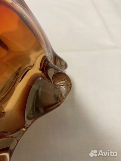 Ваза,чешское стекло