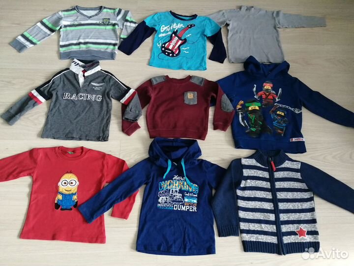 Большой пакет вещей для мальчика, 5-6 лет