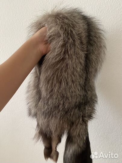 Цельные шкурки лисы чернобурки