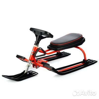 Детский снегокат с ручкой