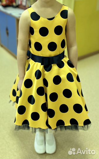 Платье в стиле Стиляги для девочки 6-7 лет