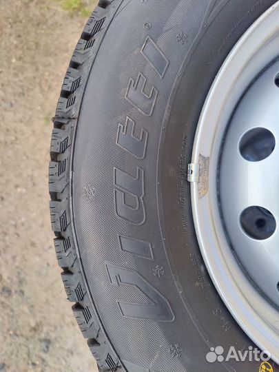 Колеса шипованные viatti nordico на ниву chevrolet