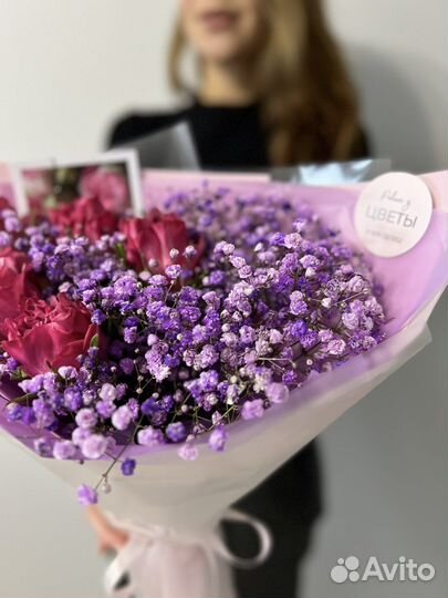 Живые цветы букеты