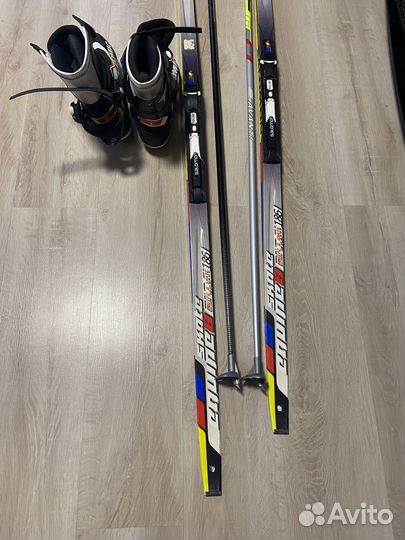 Лыжи беговые salomon eqvipe 8 skate с ботинками