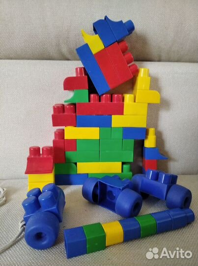 Конструктор пластиковый крупные детали