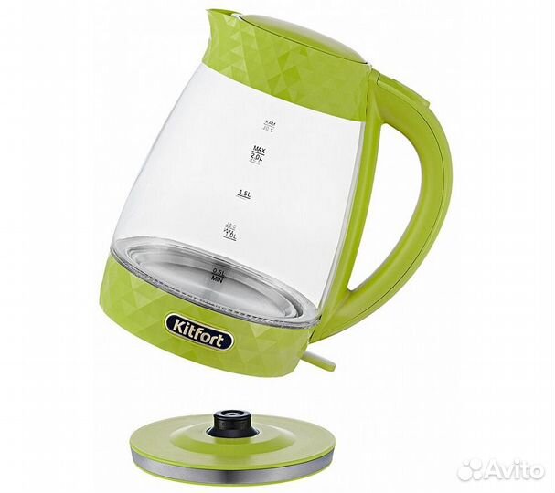 Чайник Kitfort кт-6123-2 салатовый