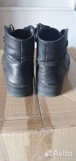 Ботинки кожаные