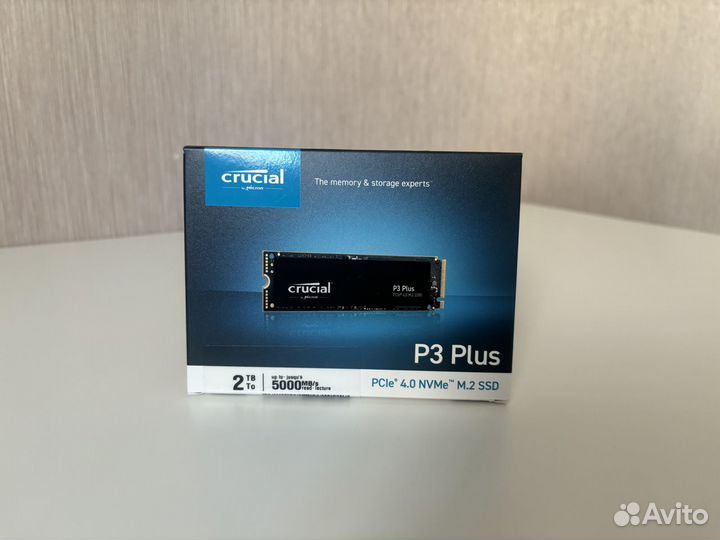 Crucial P3 Plus 2 TB M2 SSD NVMe PCIe 4.0 Новый