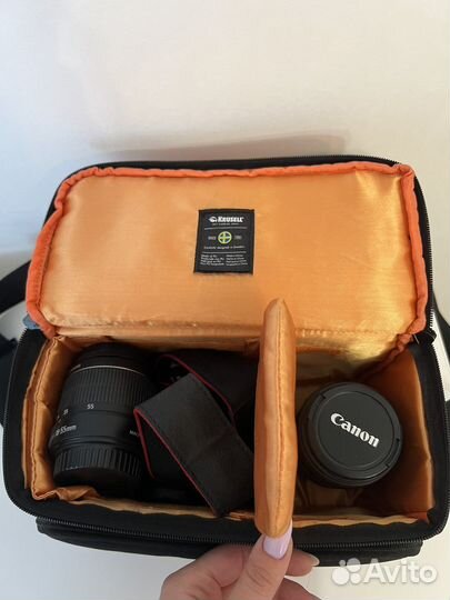 Canon 550d + доп объектив + сумка