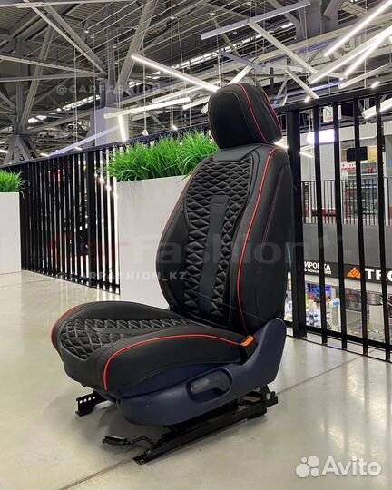 Авто чехлы 5D на кресла класса премиум