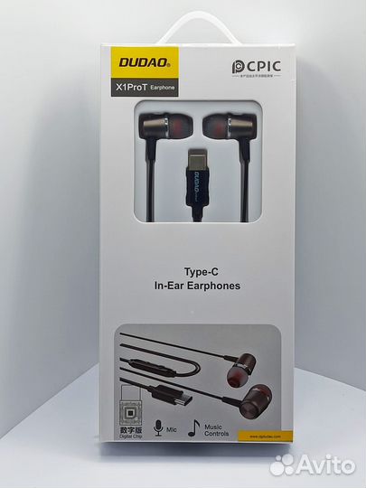 Проводные наушники Type-C с микрофоном Dudao X1Pro