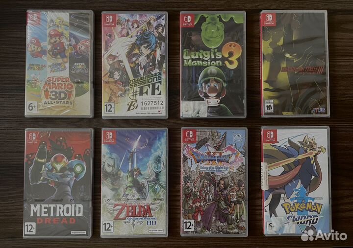 Игры для Nintendo Switch (новые/sealed) часть 2