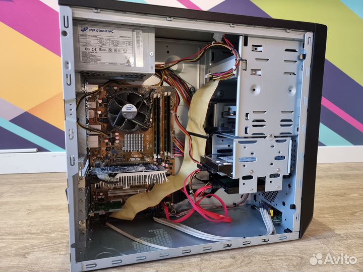 Системный блок (Core 2 duo, 4gb ddr2, GF610 1gb)