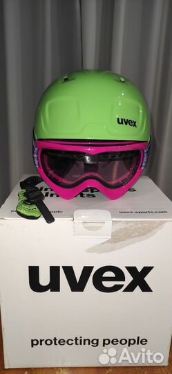 Продам шлем горнолыжный детский uvex heyya, 46-50