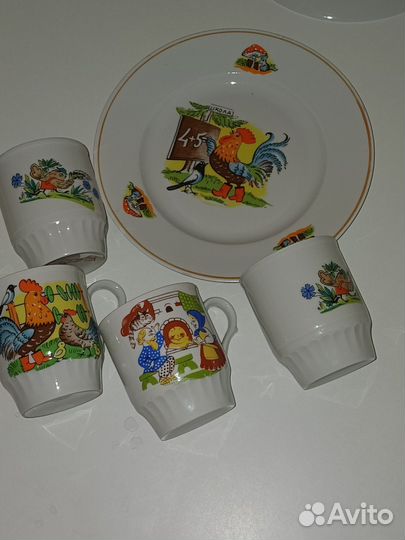 Детская посуда СССР новая