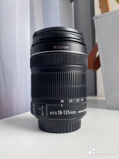 Фотоаппарат canon 600d + объектив 18-135 stm