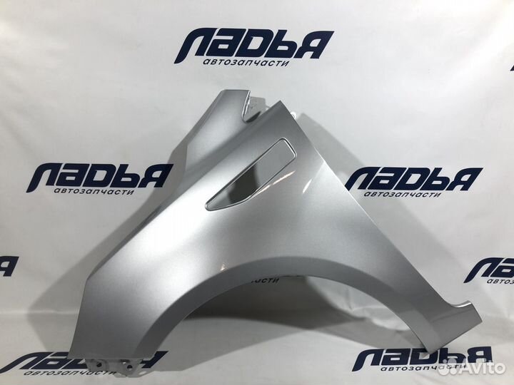 Крыло Kia Rio(11-17) левое Серебристый (RHM)