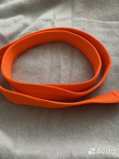 Пояс для единоборств оранжевый