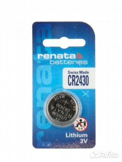 Элемент питания renata CR2430 BL1