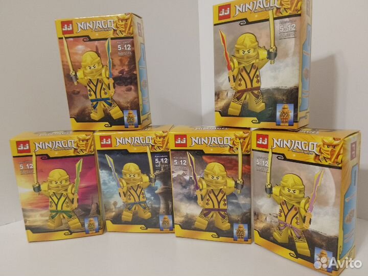 Конструктор Ниндзяго 6 фигурок
