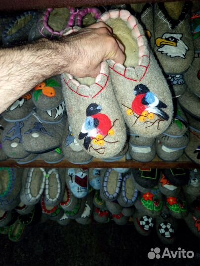 Валяные тапочки