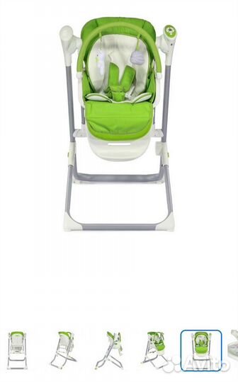 Стульчик для кормления babyton зелёный