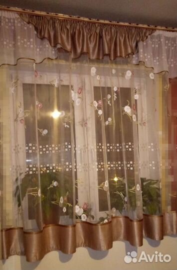 Штора кухонная. Новая