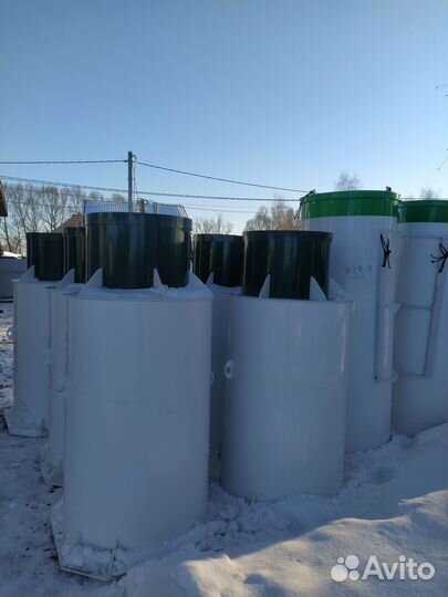 Кессон для скважины / Пластиковый кессон