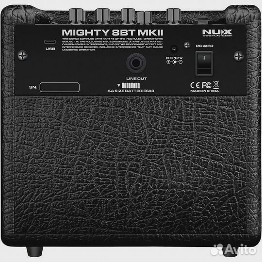Комбоусилитель для электрогитары NUX Mighty 8BT mk