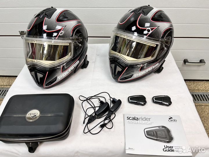 Шлем модуляр зимний Polaris c Scala Rider Q3 2шт