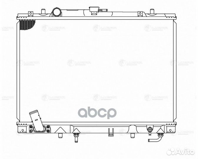 Радиатор охл. для а/м Mitsubishi Pajero Sport