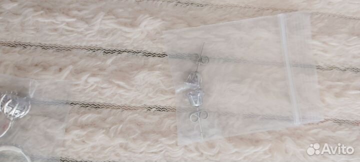 Серьги серебро