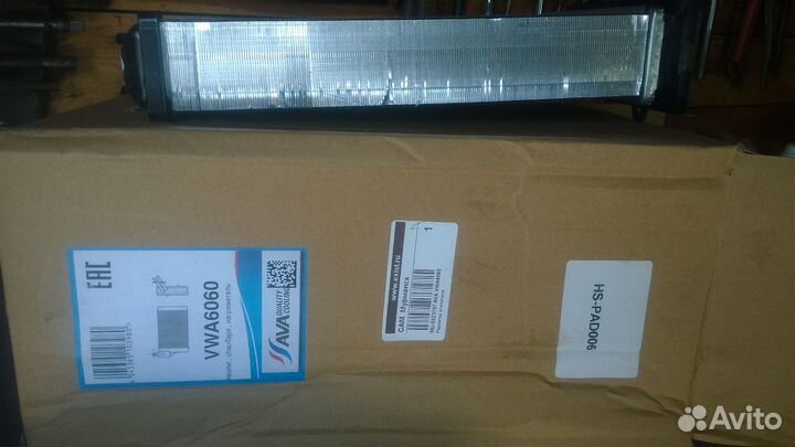 Новый радиатор отопителя wv поло