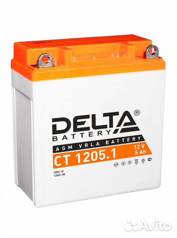 Аккумулятор Delta CT 1205.1 для квадроцикла