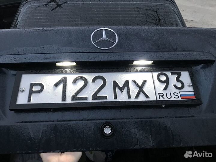 Подсветка номера на Mercedes Benz W124 W201 W202