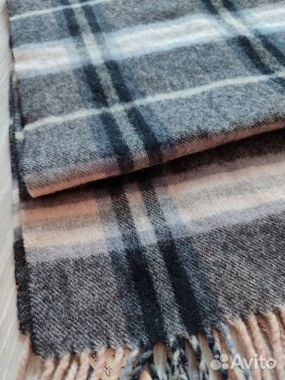 Твидовый винтажный шарф