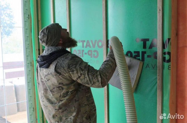 Утеплитель эковата - для дома, квартиры + монтаж