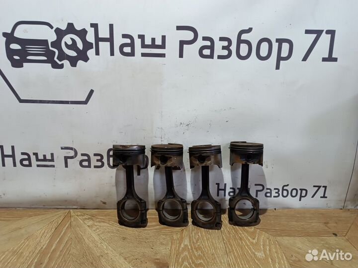 Поршень с шатуном renault megane logan 1.6 K7M