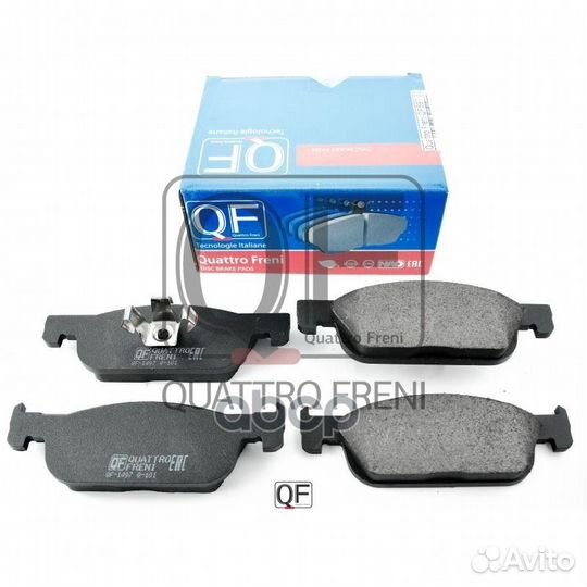 Колодки тормозные дисковые передние QF89700 QUA