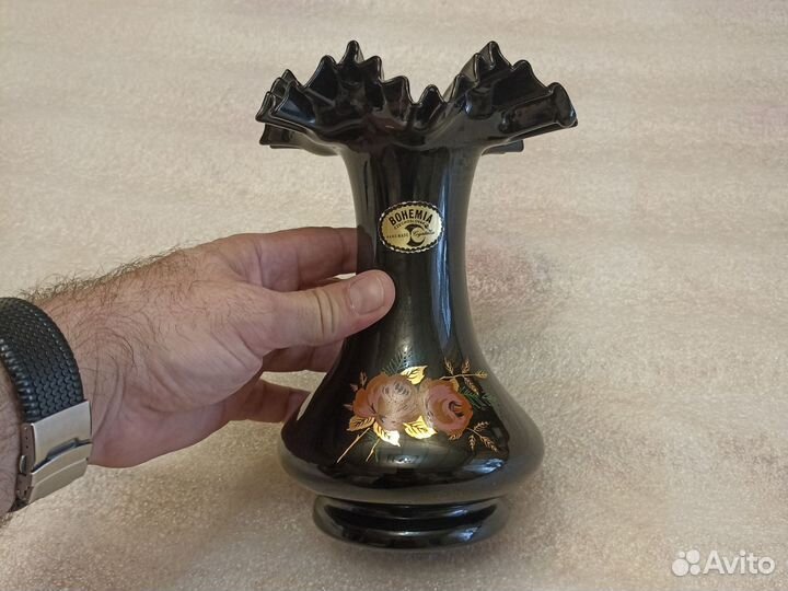 Ваза Богемия Чехословакия винтаж