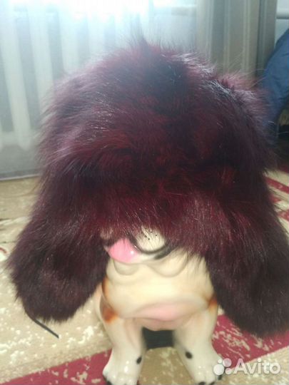 Шапка ушанка зимняя женская меховая