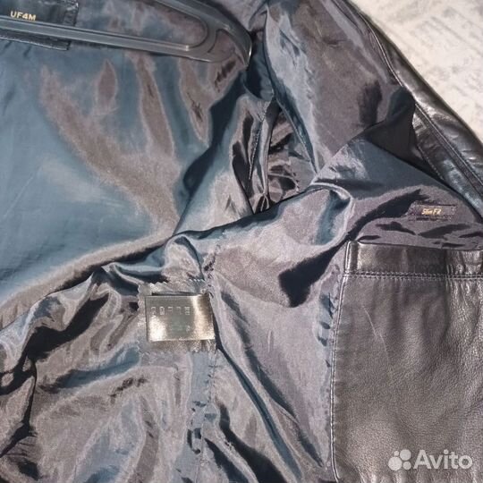 Мотокуртка кожаная мужская 56