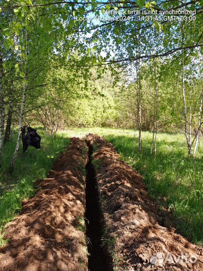 Копка траншей вручную