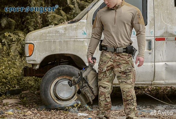 Лонгслив Emersongear Blue label Hunter хаки/койот