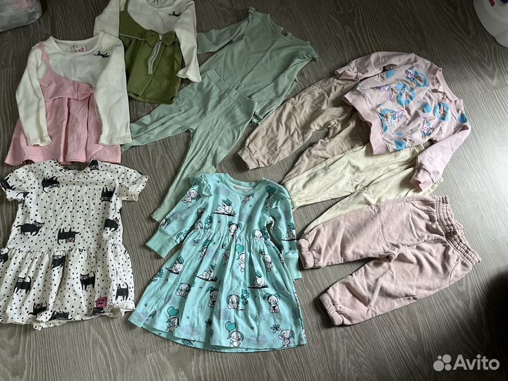 Пакет вещей для девочки 86 92
