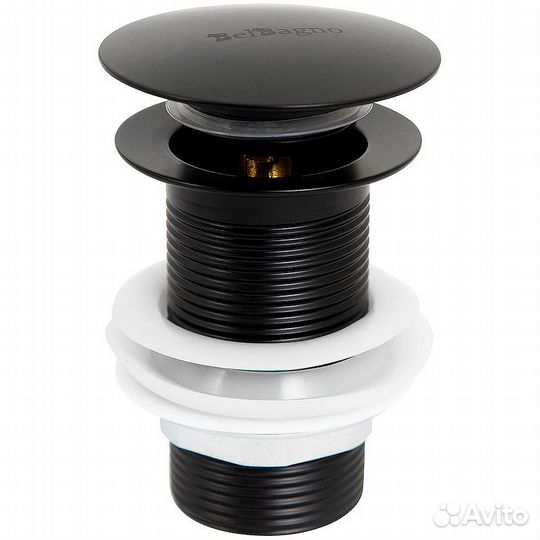 Донный клапан BelBagno BB-SC-nero Сlick-Сlack Чер