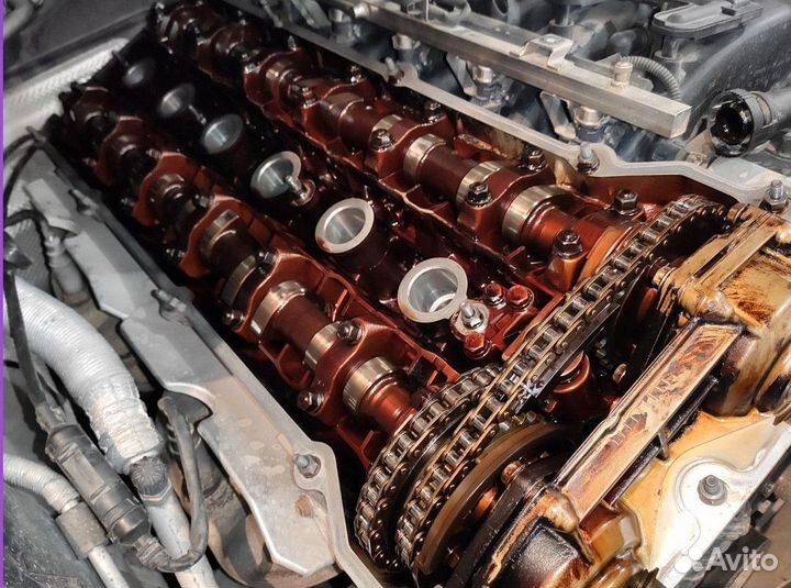 BMW Замена маслосъёмных колпачков M73: 5,4 L