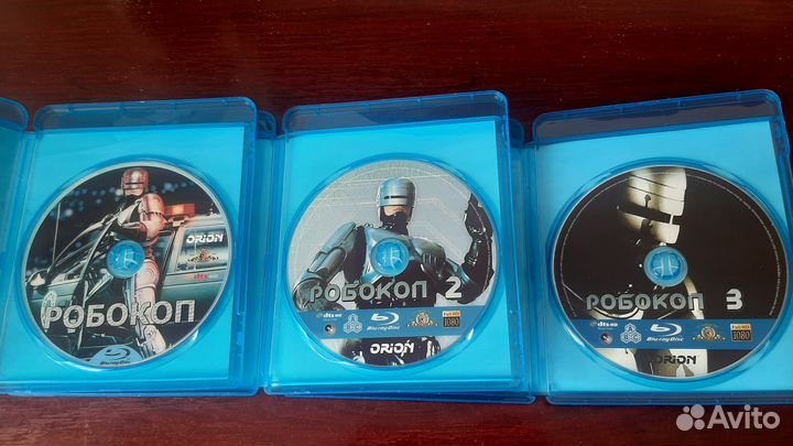 Робокоп. Трилогия (3 Blu-Ray)