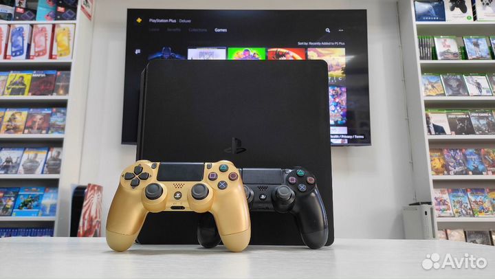 Sony PS4 Slim + 2 геймпада