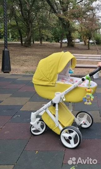 Коляска adamex 3 в 1 бу